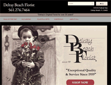 Tablet Screenshot of delraybeachflorist.com